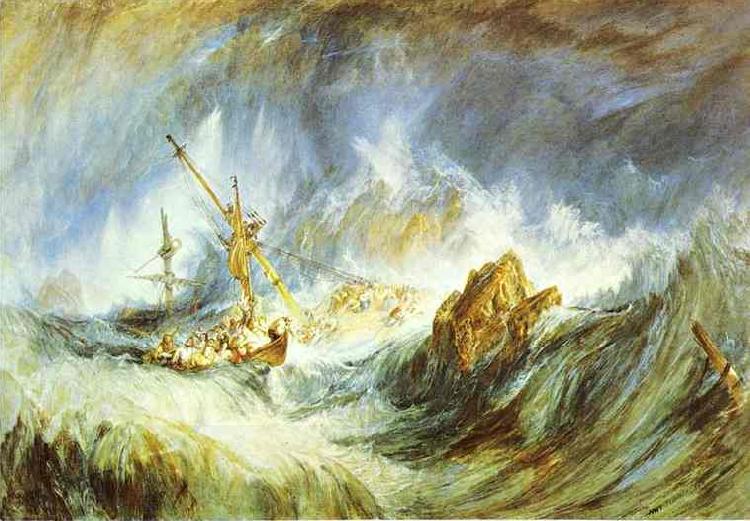J.M.W. Turner Storm (Shipwreck) China oil painting art